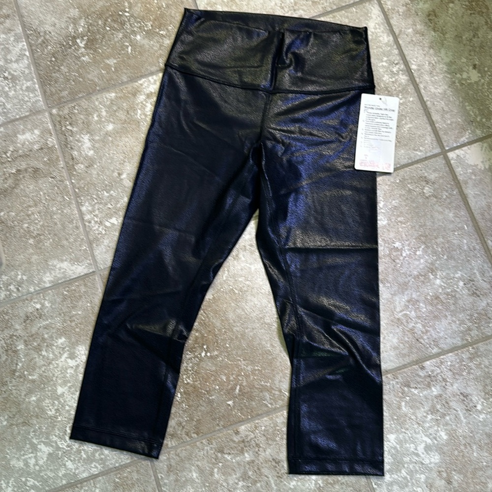 🍋🖤 Lululemon Wunder Under 21 HR Crop 21” 🖤🍋 NWT